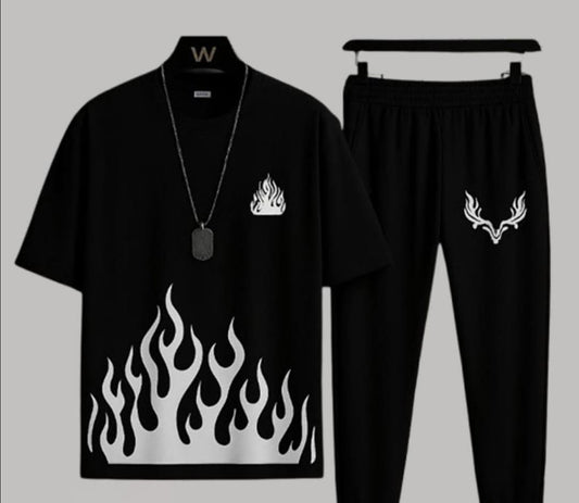 Luminous Flames Men's Track Suit