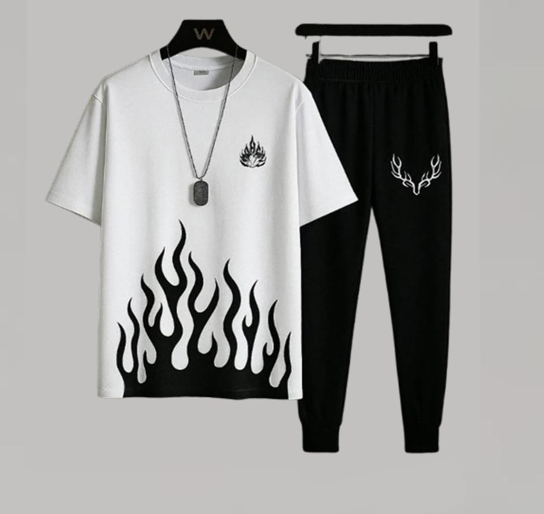 Luminous Flames Men's Track Suit