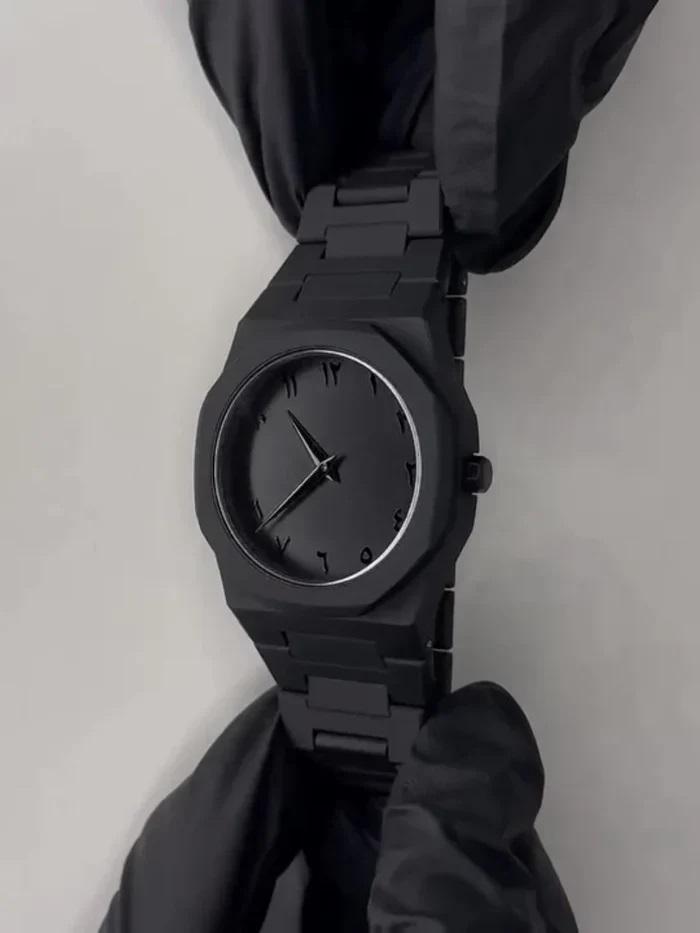 Jett Black Arabic Aura Watch For Men
